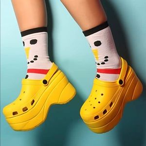 *SOLD ON MERCARI Yellow Platform Shoes